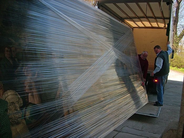 Ankunft Stade-Gem&auml;lde