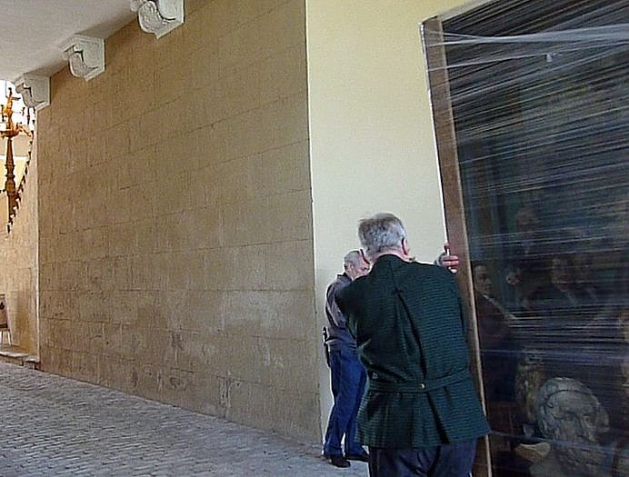 Ankunft Stade-Gem&auml;lde