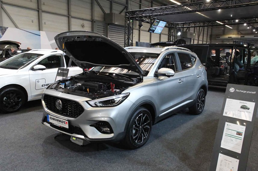 Peter Blei unterwegs auf der Automesse Erfurt