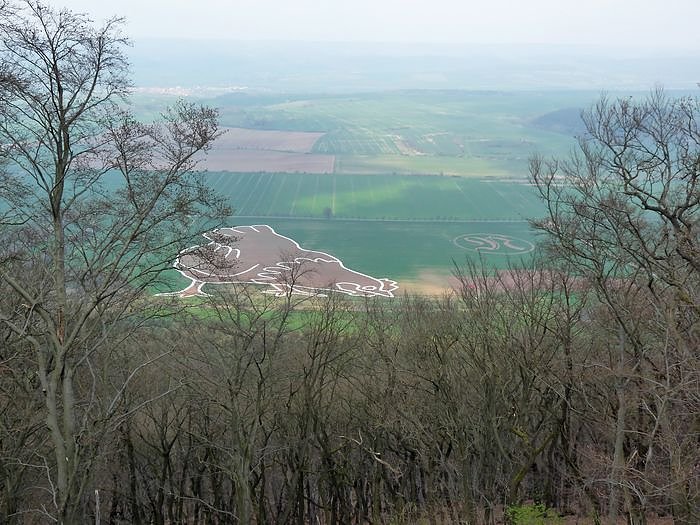 Henriette pickt am Kyffh&auml;user