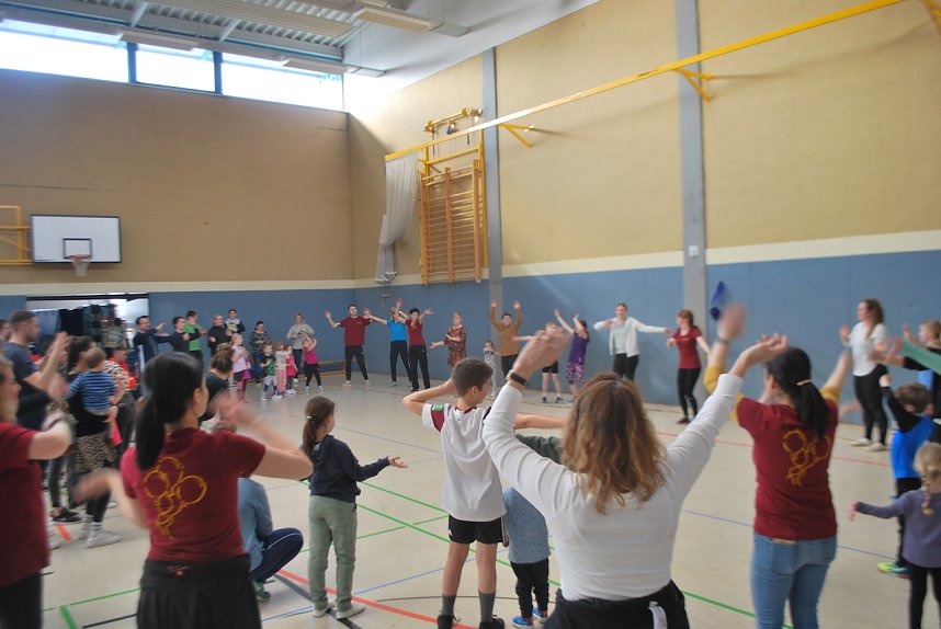 Zusammen macht Bewegung Spa&szlig; - Kindervilla Bad Frankenhausen