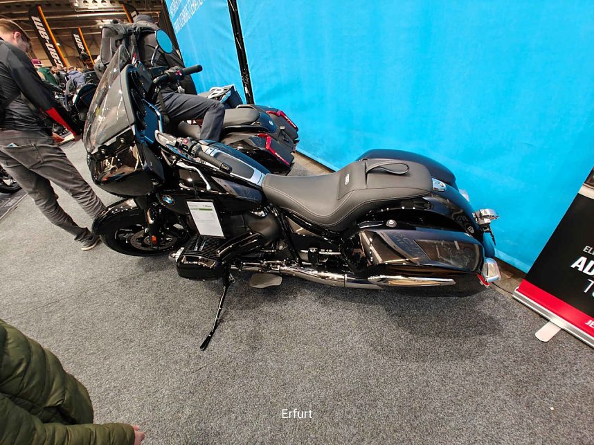 Peter Blei unterwegs auf der Motorradmesse