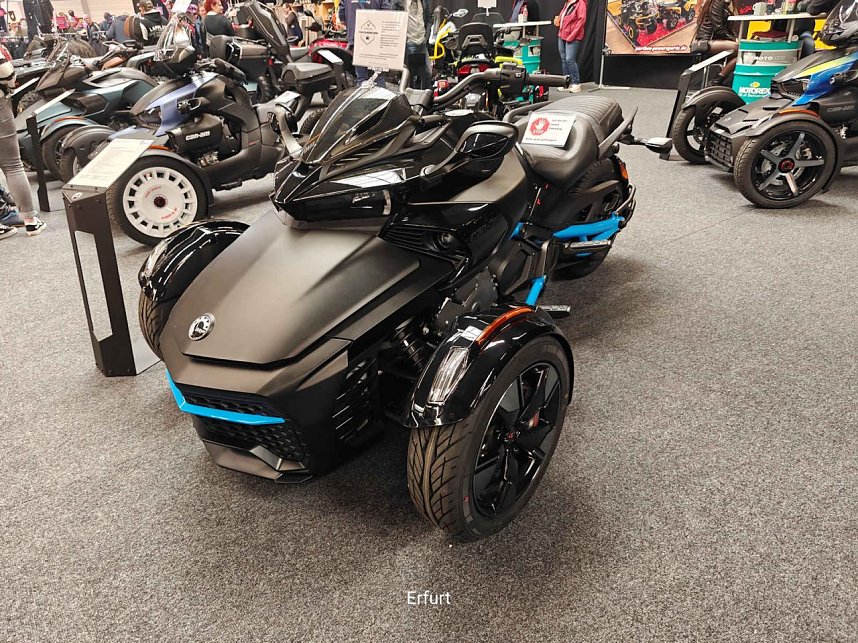 Peter Blei unterwegs auf der Motorradmesse