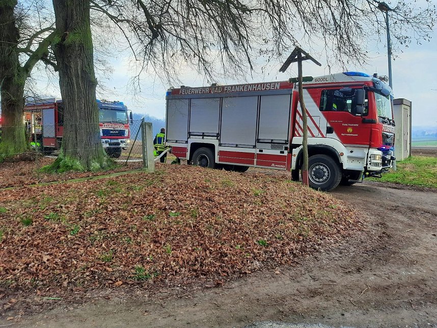 Brand und L&ouml;scharbeiten in Heldrungen