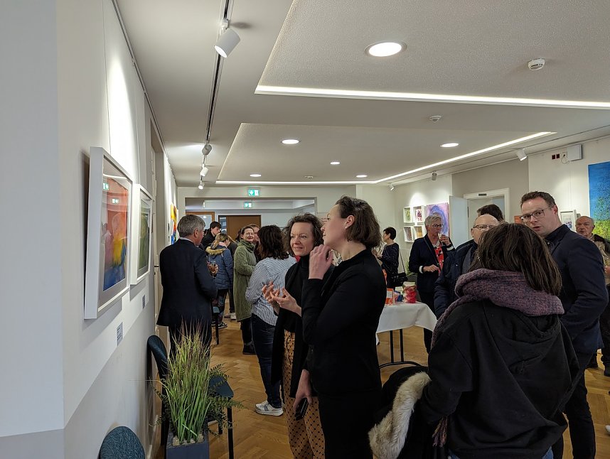 Sonderausstellung Bunt ist unsere Lieblingsfarbe" im Rathaus der Stadt Sondershausen