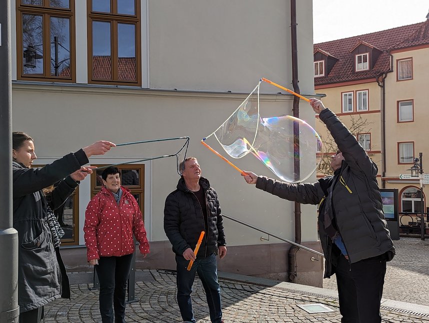 Sonderausstellung Bunt ist unsere Lieblingsfarbe" im Rathaus der Stadt Sondershausen