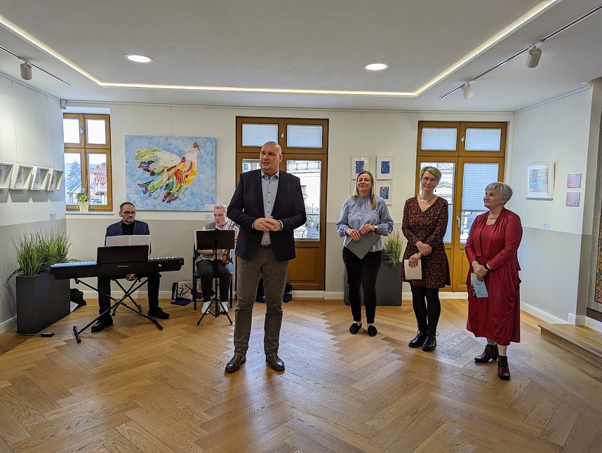 Sonderausstellung Bunt ist unsere Lieblingsfarbe" im Rathaus der Stadt Sondershausen