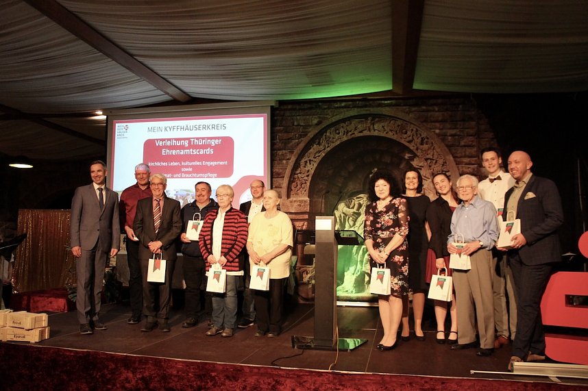 Die 6. Ehrenamtsgala des Kyffh&auml;userkreises wurde von zweihundert G&auml;sten gefeiert