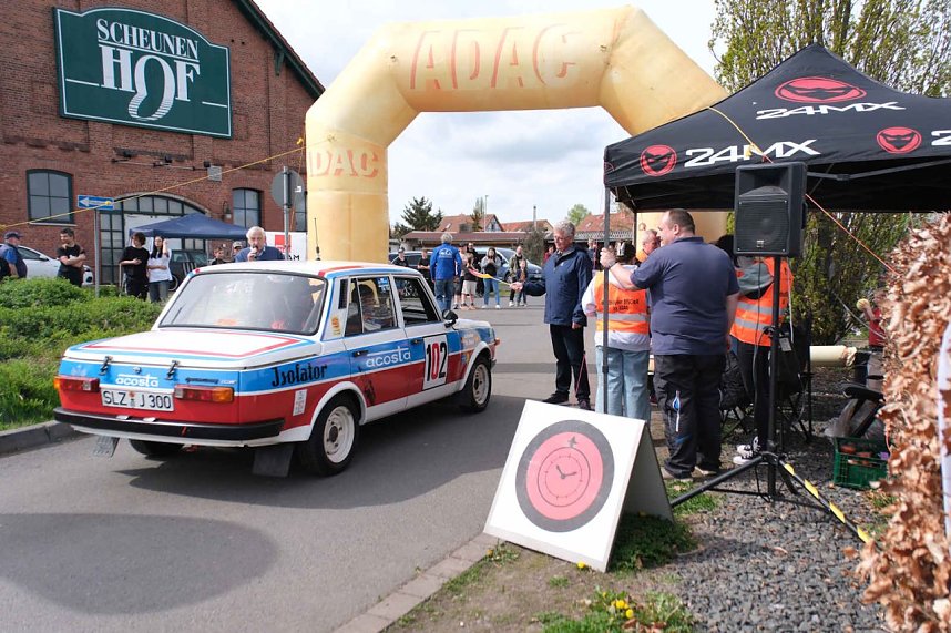 Roland Rallye gestern vor den Toren Nordhausens
