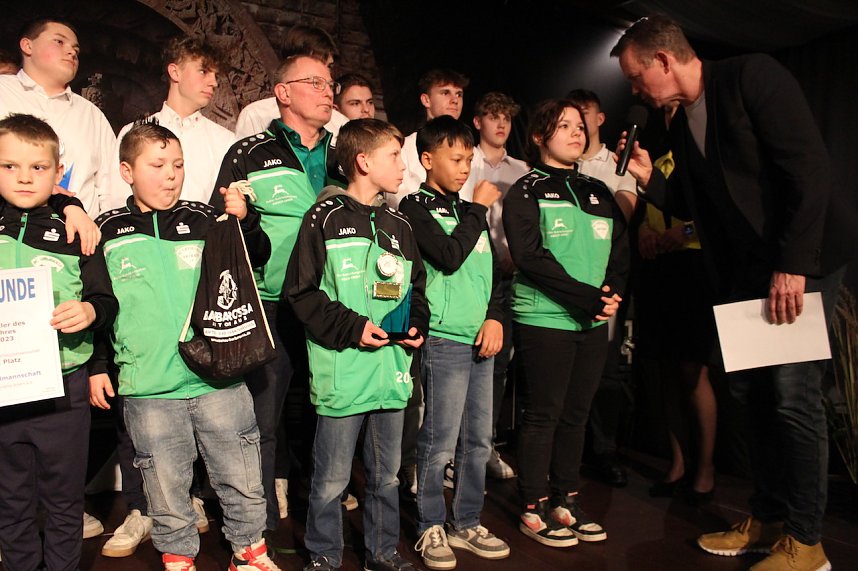 26. Kyffh&auml;user Sportgala auf dem Burghof am Kyffh&auml;user. Ehrung der Sportlerinnen und Sportler