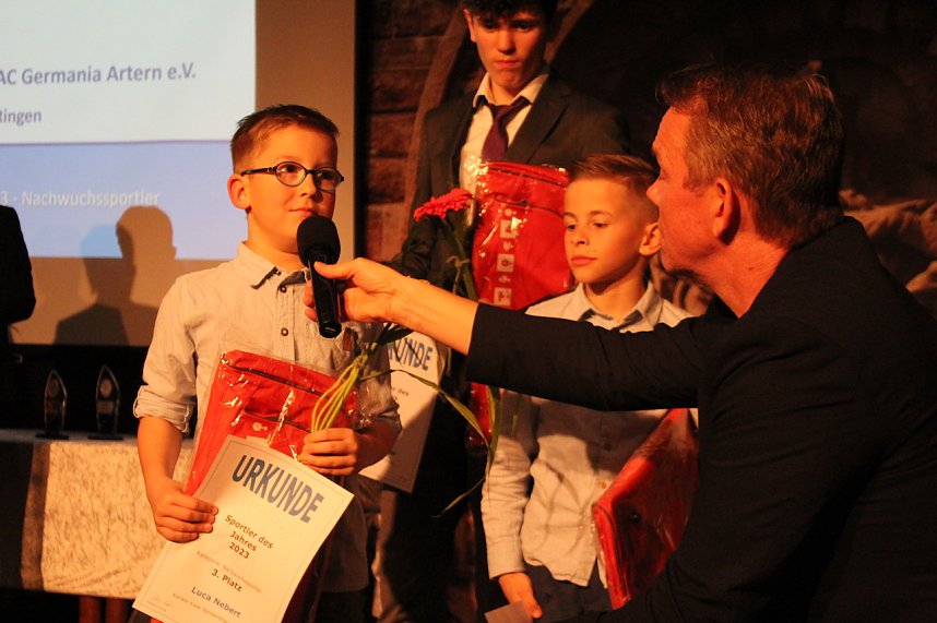 26. Kyffh&auml;user Sportgala auf dem Burghof am Kyffh&auml;user. Ehrung der Sportlerinnen und Sportler