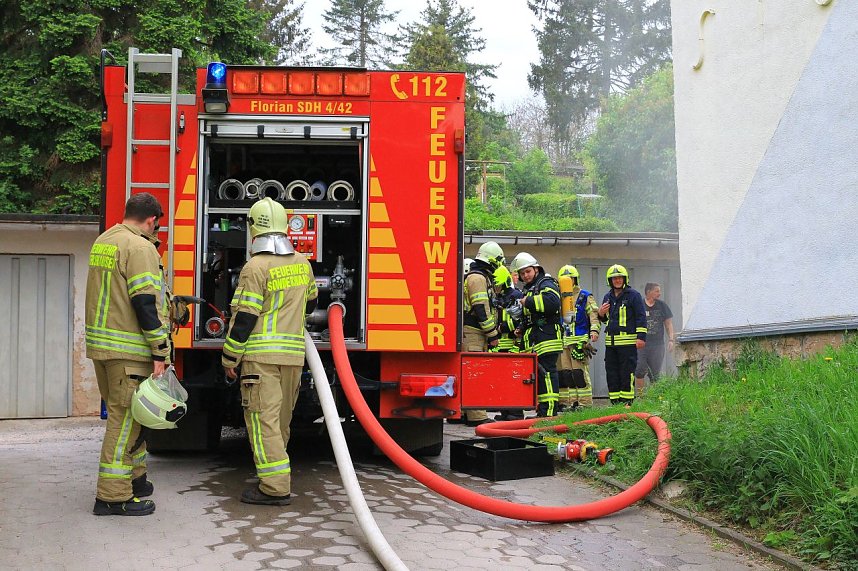 Kellerbrand in Sondershausen