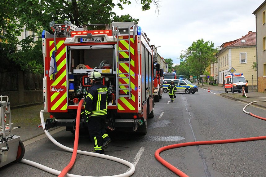 Kellerbrand in Sondershausen