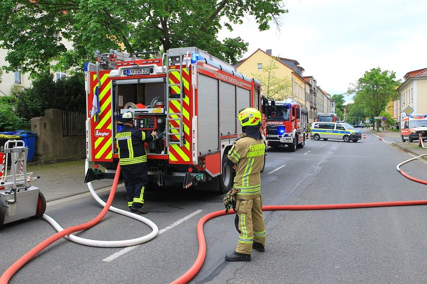 Kellerbrand in Sondershausen