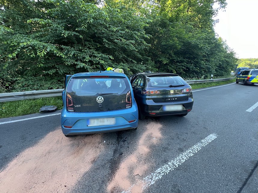 Unfall mit hohem Sachschaden Ebeleben in Richtung Sondershausen