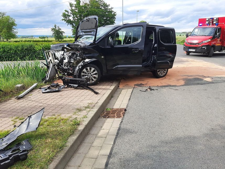 Verkehrsunfall in Heldrungen