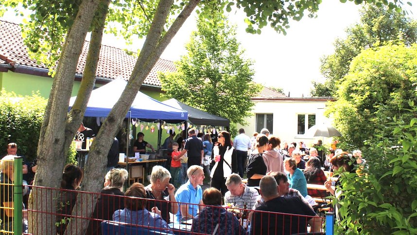 Kinderfest in der Kita Arche Noah in Gro&szlig;furra