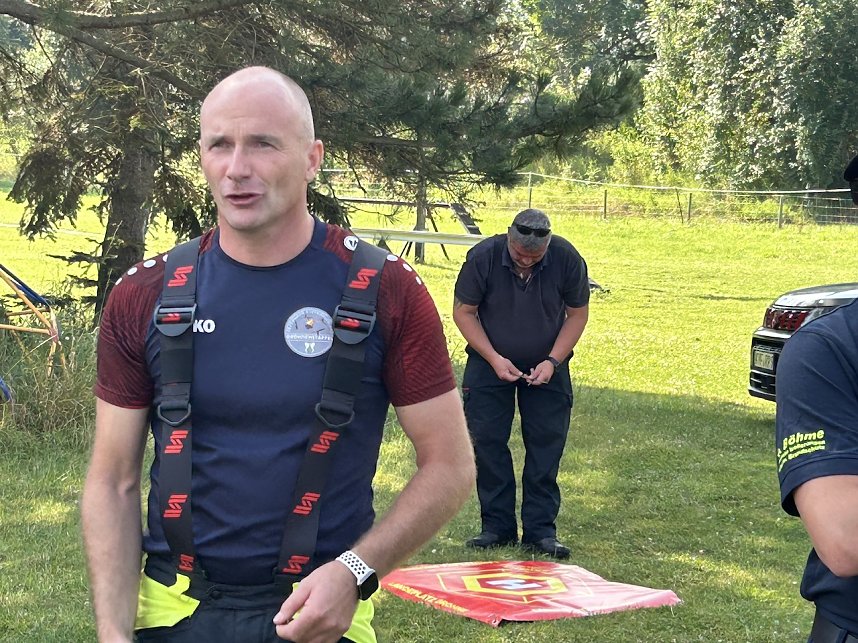 Feuerwehr-Drohnen-Einsatz im Kyffh&auml;userland bei einer &Uuml;bung