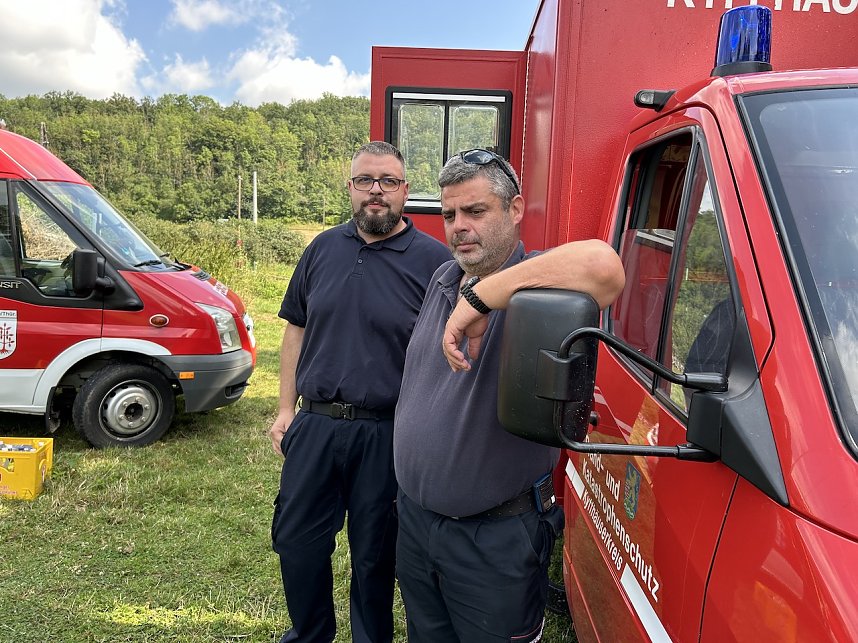 Feuerwehr-Drohnen-Einsatz im Kyffh&auml;userland bei einer &Uuml;bung