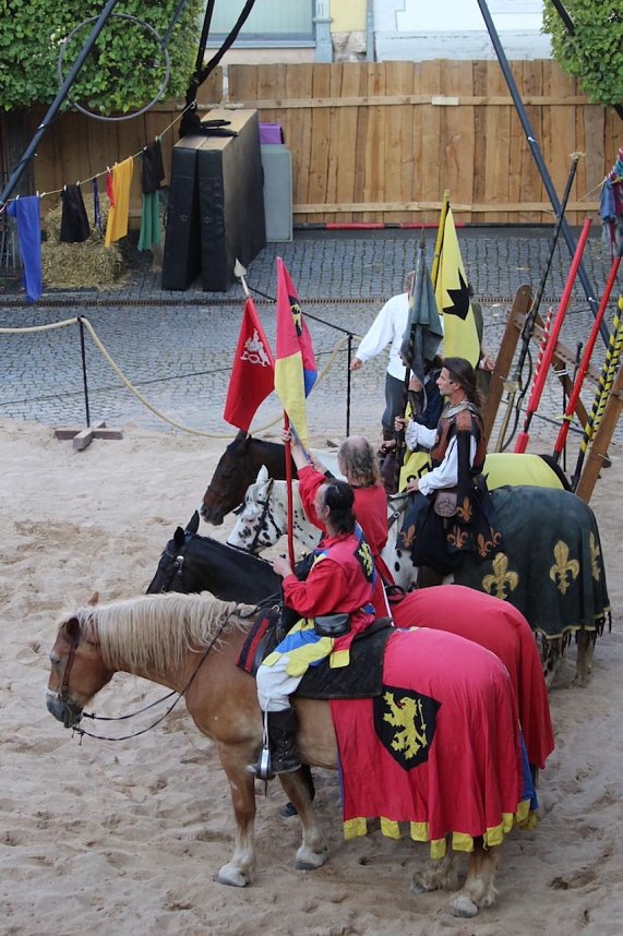 Hochprofessionelle Reitershow mit "Wenzel Ritterspiele"