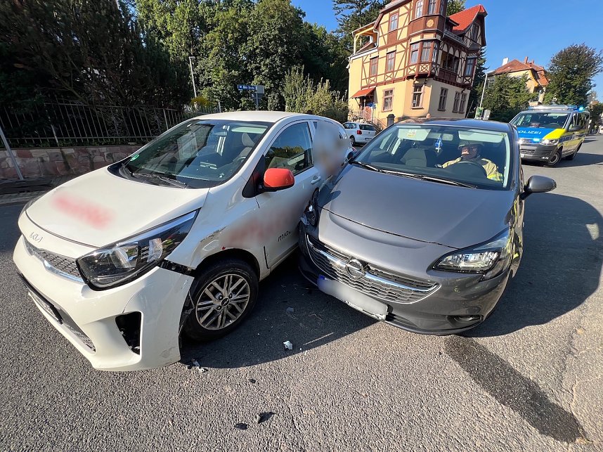 Unfall am Vormittag ins Sondershausen