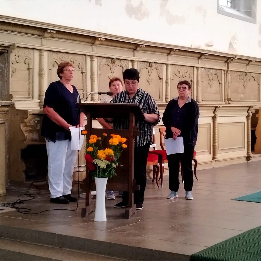 Gedenkgottesdienst der Sp&auml;taussiedler in der Trinitatiskirche in Sondershausen