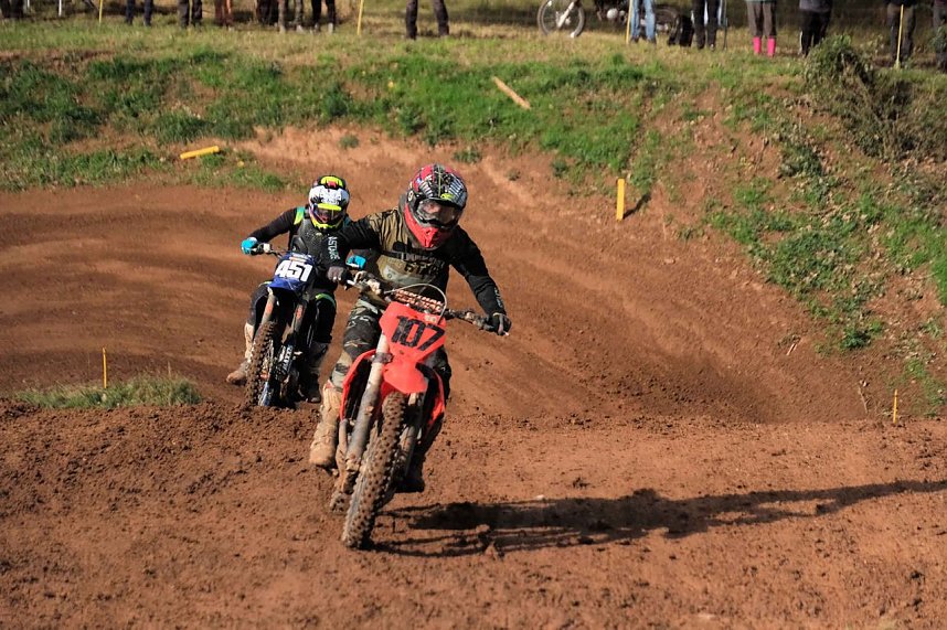 Peter Blei unterwegs beim Motorcross