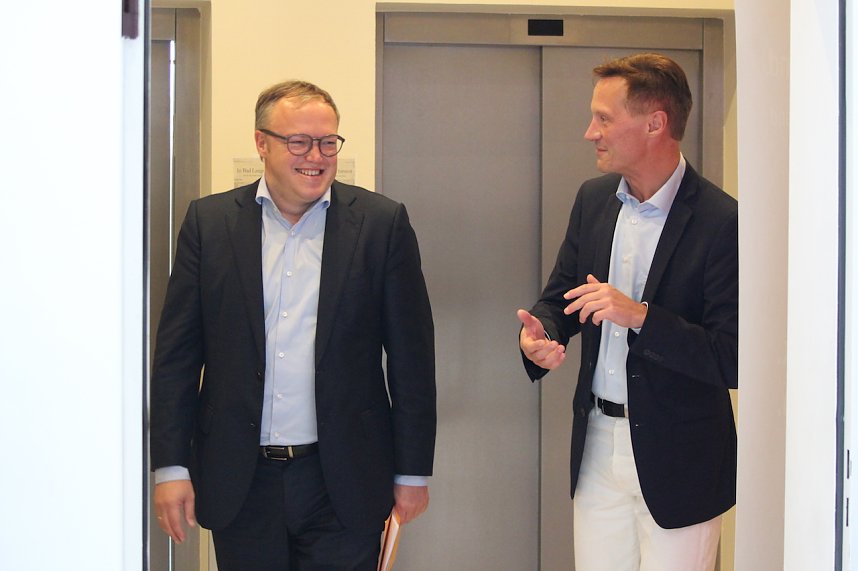 Mario Voigt zu Gast beim Treffen des BVMW im Alpha Hotel in Bad Langensalza