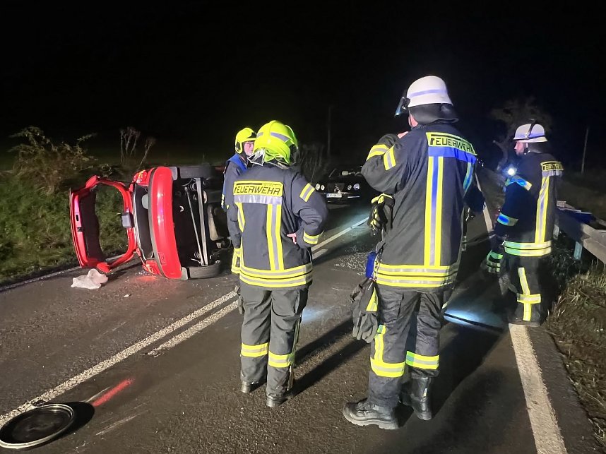 Unfall zwischen Sondershausen und Berka