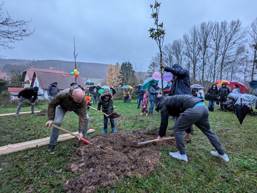 Pflanzaktion in Bebra