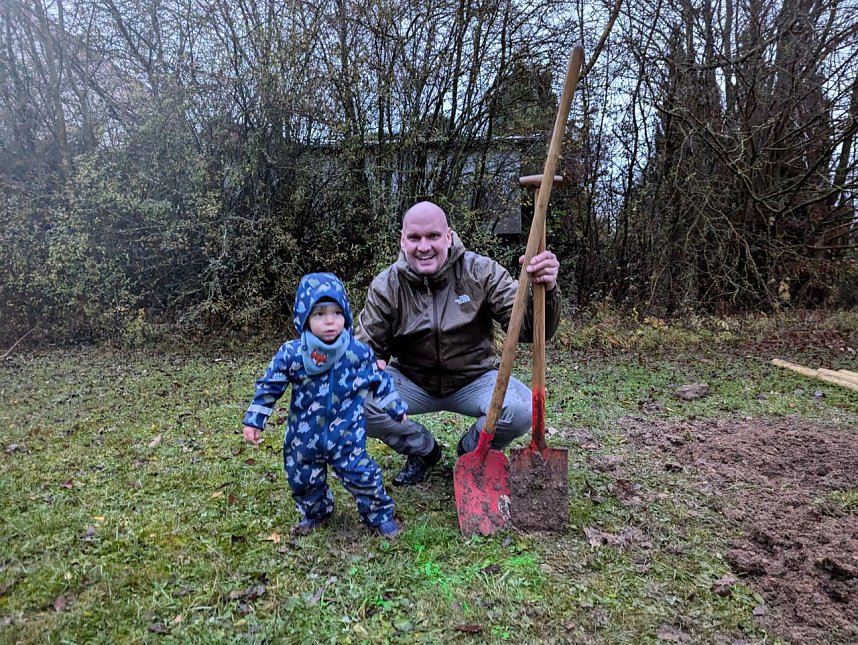 Pflanzaktion in Bebra