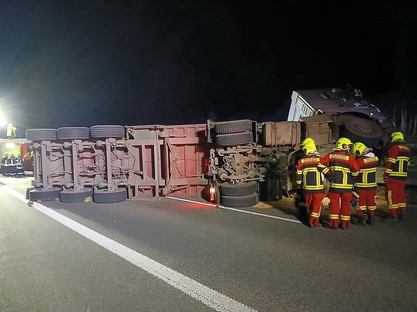 LKW-Unfall auf der A71