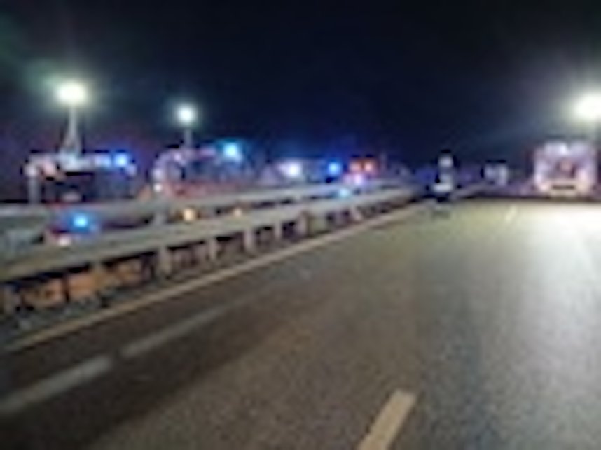 LKW-Unfall auf der A71