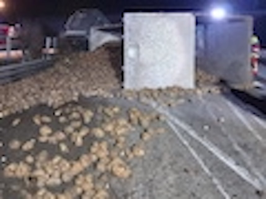 LKW-Unfall auf der A71