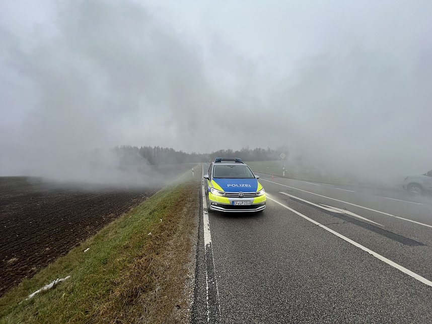 Kunststoffm&uuml;ll entz&uuml;ndete sich zwischen Kleinberndten und Friedrichslohra und musste abgekippt werden