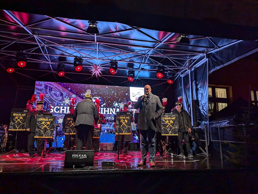 Lichterglanz im Sondersh&auml;user Schlosshof