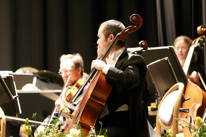 Neujahrskonzert des Loh-Orchesters in Bad Langensalza unter der Leitung von Julian Gaudiano (1. Kapellmeister TN LOS)