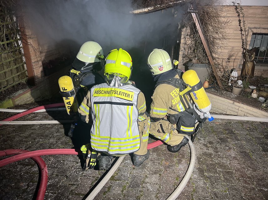 Brand letzte Nacht in Sondershausen