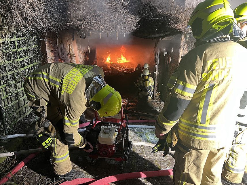 Brand letzte Nacht in Sondershausen