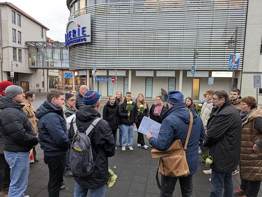 Gegen das Vergessen � Internationaler Holocaust Gedenktag in Sondershausen