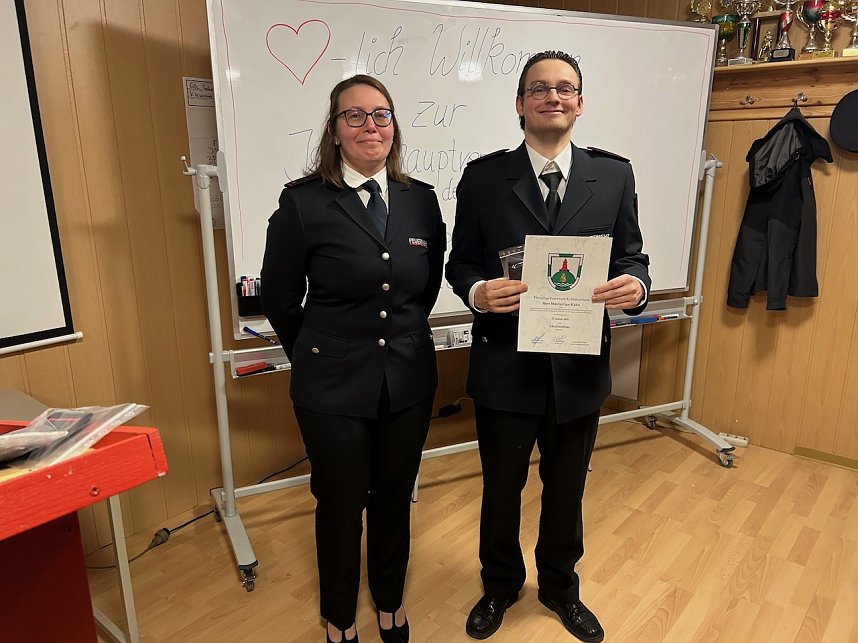 ahreshauptversammlung der Feuerwehr Hachelbich