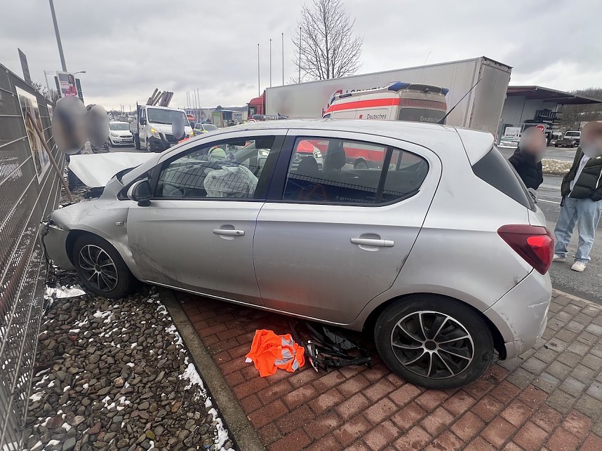 Unfall in Sondershausen