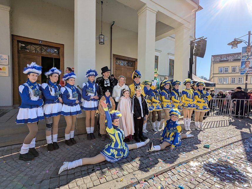 Eindr&uuml;cke vom Rosenmontagsumzug 2025 in Sondershausen