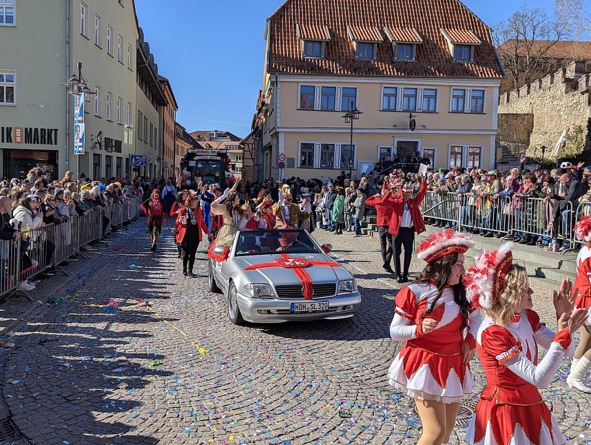 Eindr&uuml;cke vom Rosenmontagsumzug 2025 in Sondershausen