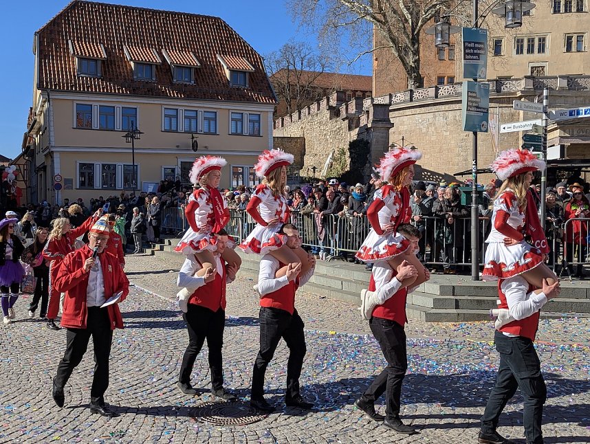 Eindr&uuml;cke vom Rosenmontagsumzug 2025 in Sondershausen