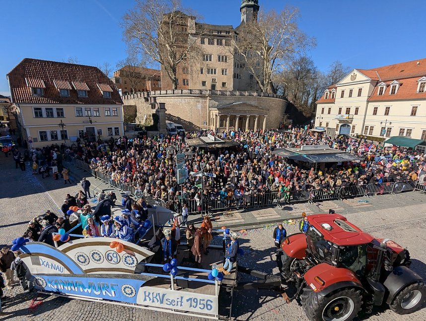 Eindr&uuml;cke vom Rosenmontagsumzug 2025 in Sondershausen