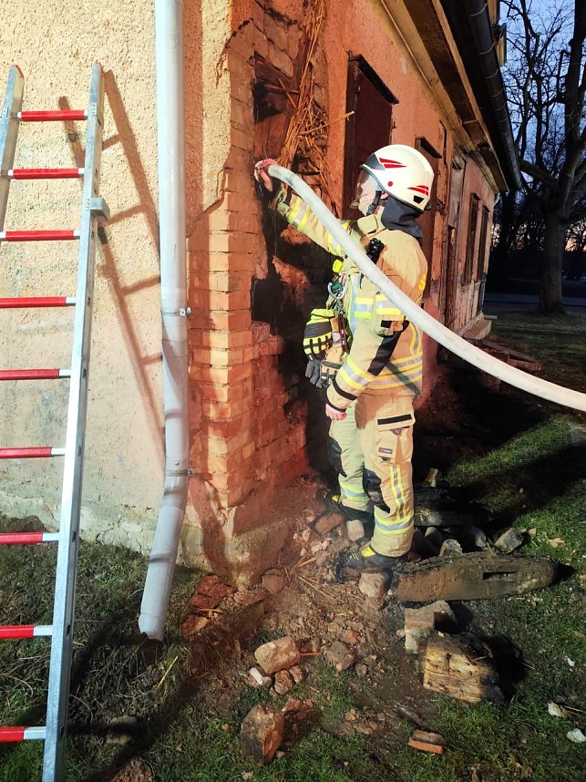 Brand im Schlosspark