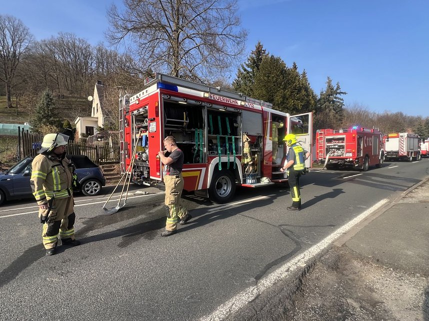 Feuerwehreinsatz im Schersental
