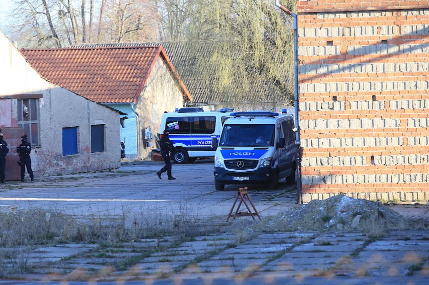 LKA sucht nach Waffen im Kyffh&auml;userkreis 