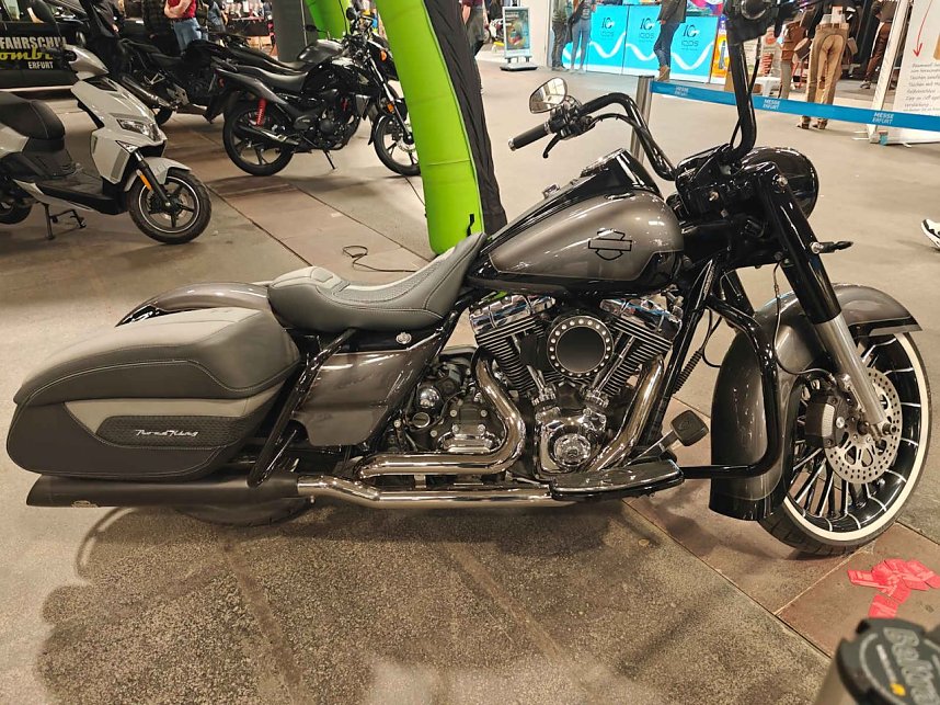 Peter Blei auf der Motorradmesse Erfurt